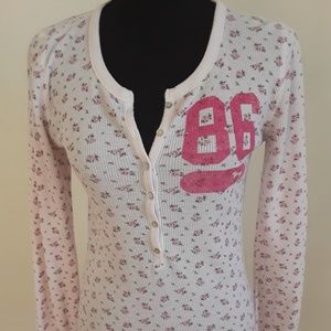 Victoria's Secret Pink Floral Shirt
